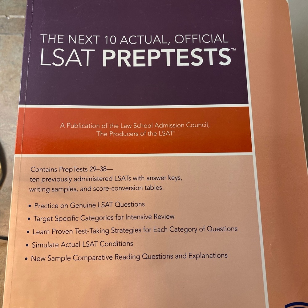 The Next 10 Actual, Official LSAT Preptests book